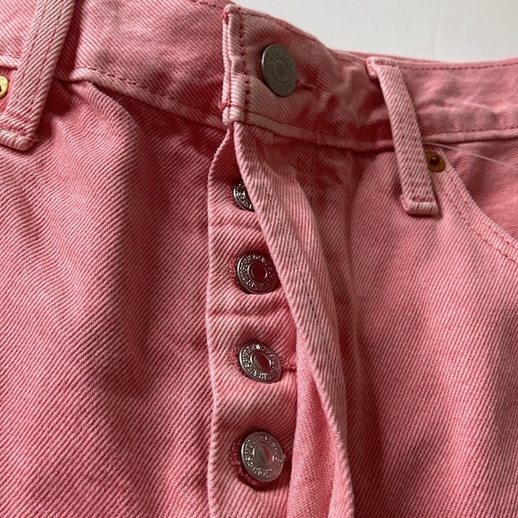Levi’s 501 Original Denim Shorts Pink. Size 31 / 12 - Picture 10 of 16